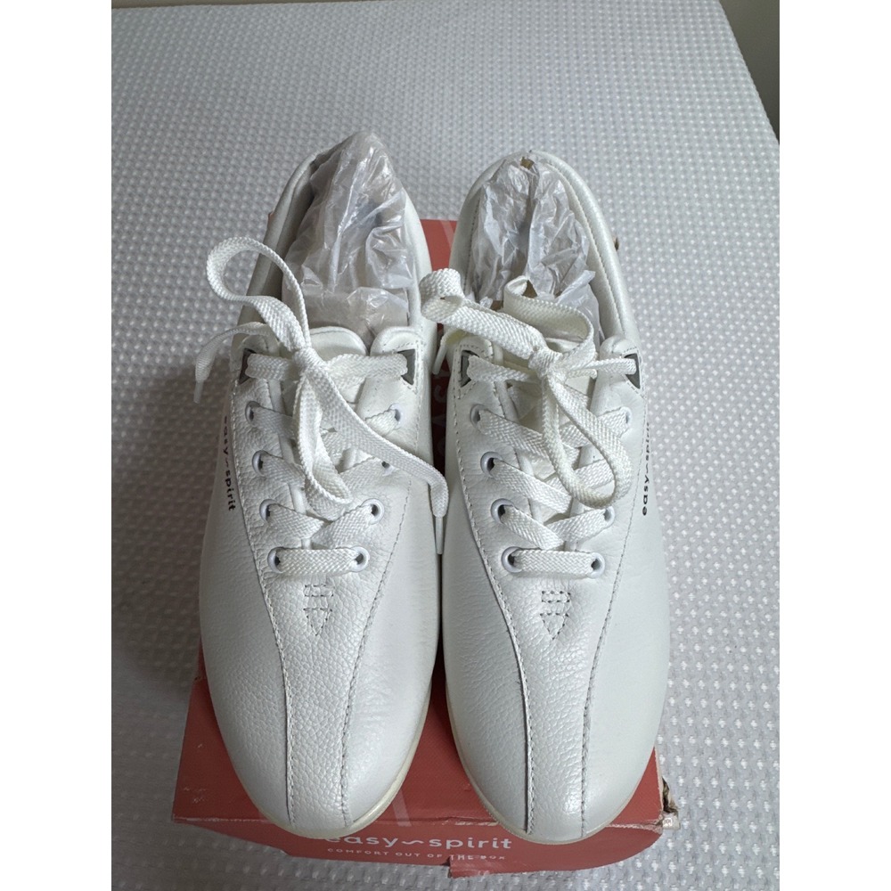 Easy Spirit Walking Shoes Womens 9W Motivate White Leather Comfort NIB